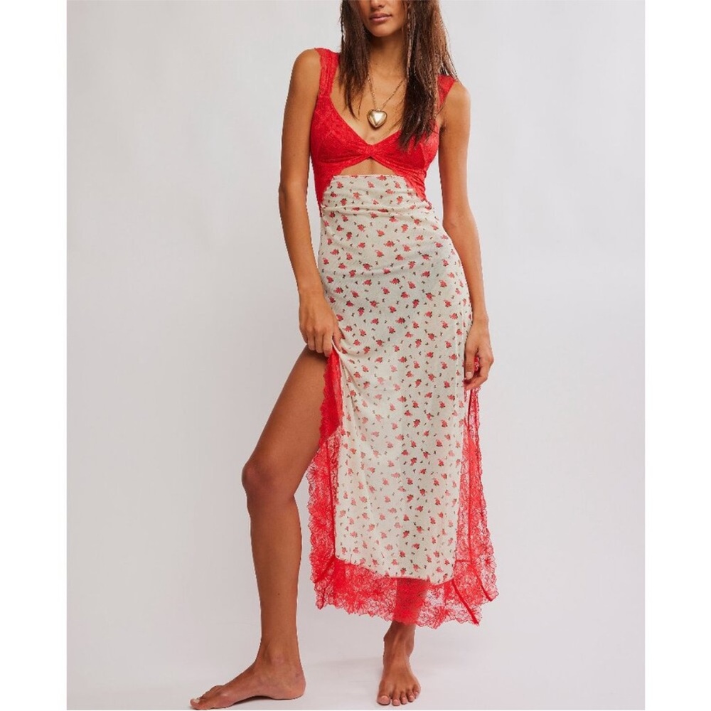 Free People Suddenly Fine Maxi Slip